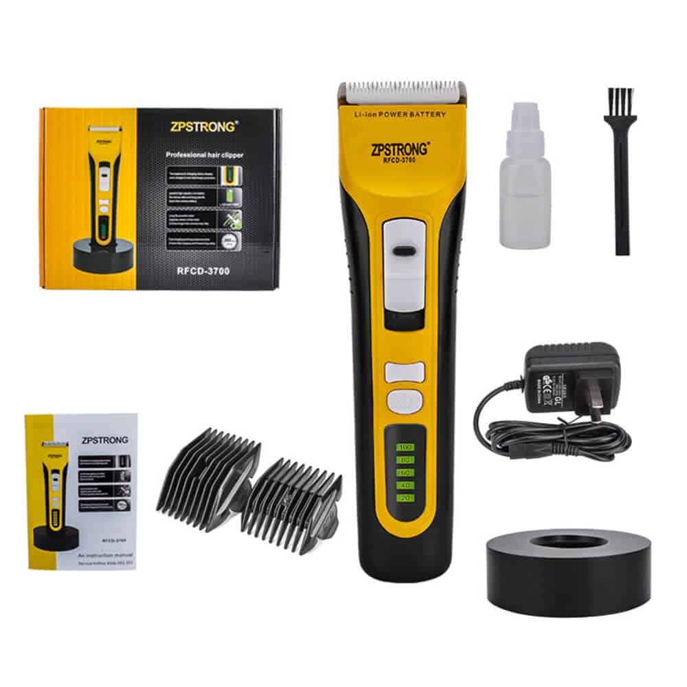 25W PROFESSIONAL ELECTRIC HAIR & BEARD TRIMMER RECHARGEABLE LED
