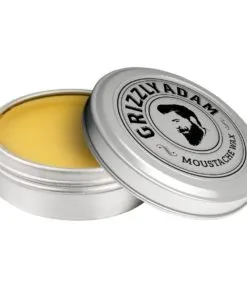 GRIZZLY ADAM Moustache Wax 15ml - Firm Hold - Ideal For Tash Twisters and Handlebars