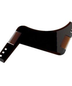Premium Beard Shaping and Styling Template Comb Tool - Transparent Black