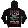 Epic Print Hoodie - Beard Wisdom Available Here Respect The Beard
