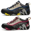 Unisex Waterproof Hiking Shoes  - Genuine Leather - Lightweight & Great for Walking, Trekking and Outdoor Trails