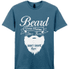 Beard Life Essentials Tee – SoftStyle Comfort Edition<span> - </span>Indigo, Small