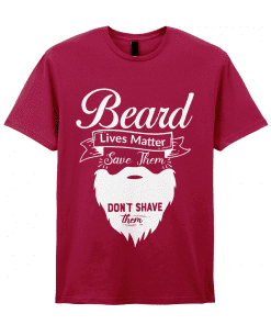 Beard Life Essentials Tee – SoftStyle Comfort Edition<span> - </span>Antique Cherry, Small