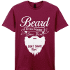 Beard Life Essentials Tee – SoftStyle Comfort Edition<span> - </span>Cardinal Red, Small