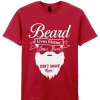 Beard Life Essentials Tee – SoftStyle Comfort Edition<span> - </span>Cherry Red, Small