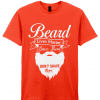 Beard Life Essentials Tee – SoftStyle Comfort Edition<span> - </span>Orange, Small