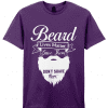 Beard Life Essentials Tee – SoftStyle Comfort Edition<span> - </span>Purple, Small