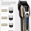 Cordless Beard Trimmer for Men – Professional Hair Clipper with LCD Display, Rechargeable Electric Grooming Kit
