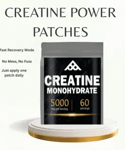 Grizzly Adam Creatine Power Patches – 30-Day Muscle Growth & Performance Boost Formula