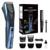 Professional Hair Trimmer for Men & Women – Rechargeable Cordless Hair Clipper with LED Display, Beard & Body Grooming Kit, Waterproof Electric Shaver, Fast Charging, Stainless Steel Blades