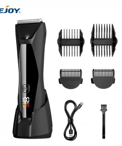 Premium Pubic Hair Trimmer for Men & Women – Electric Groin & Bikini Groomer for Sensitive Skin