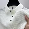 Men’s Ice Silk Polo Shirt – Breathable Summer Smart Casual Tee